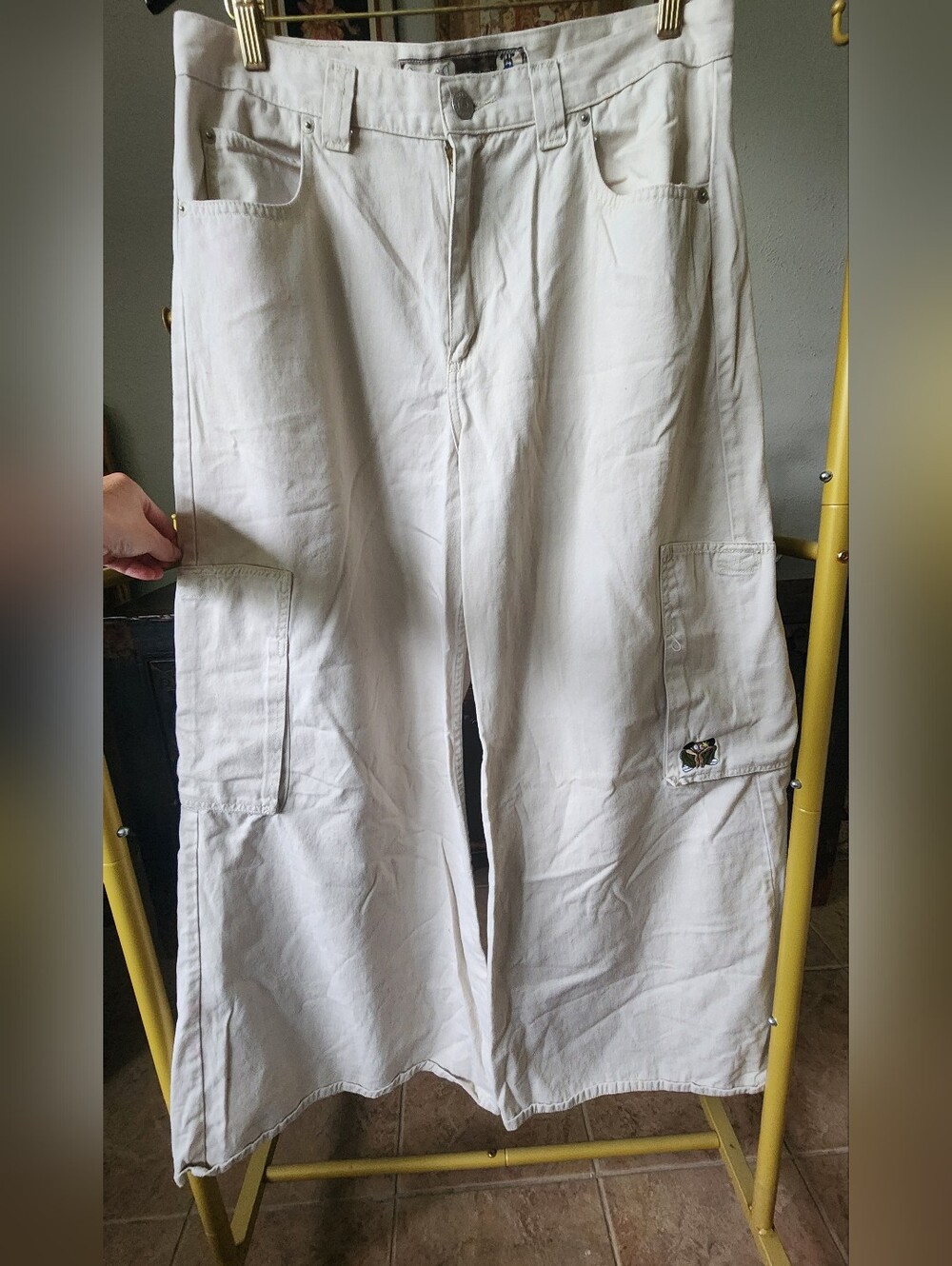 Super RARE GRAIL Y2k Buggirl Wide Leg SK8r Pants EUC 13